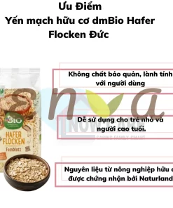 Yến mạch hữu cơ Hafer Flocken - enva