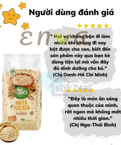 Yến mạch hữu cơ Hafer Flocken - enva 2