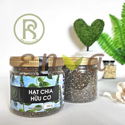 hạt chia hữu cơ 1kg - real food- enva 2