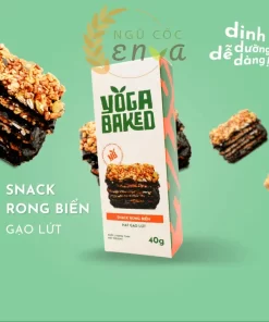 snack rong biển, hạt gạo lứt - yoga baked- enva 2