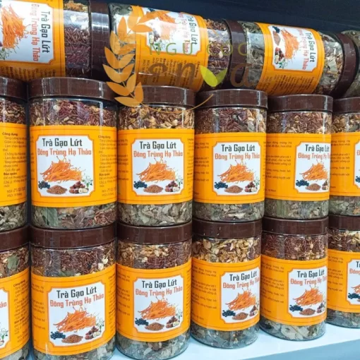 trà gạo lứt đông trùng hạ thảo - bb foods - enva -2