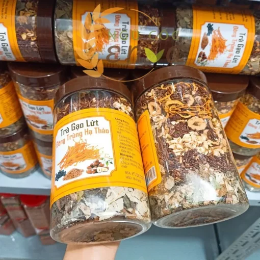 trà gạo lứt đông trùng hạ thảo - bb foods - enva -3