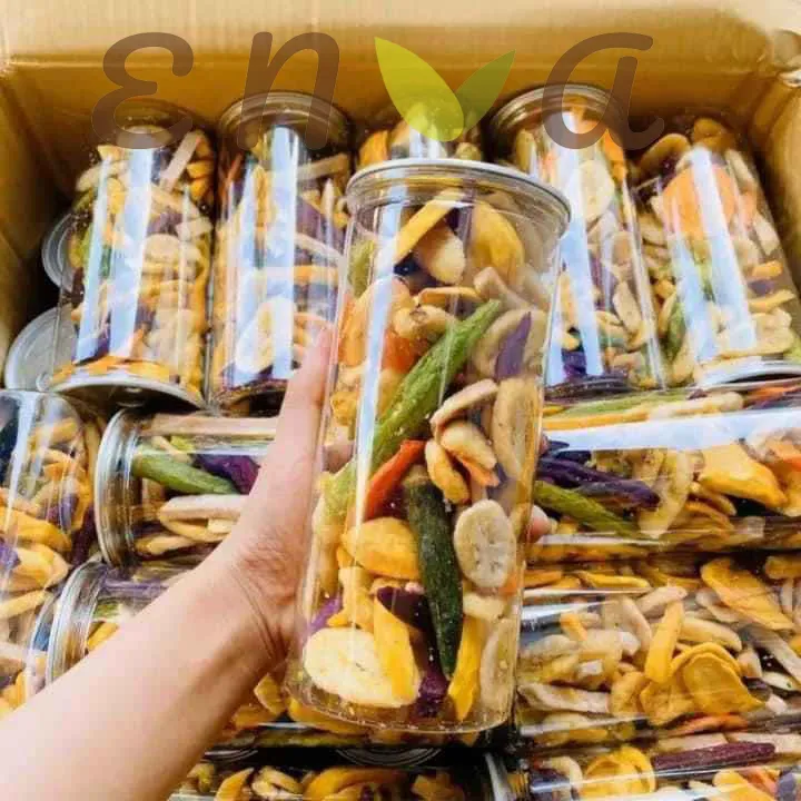TRÁI CÂY SẤY THẬP CẨM 300G -Enva 2