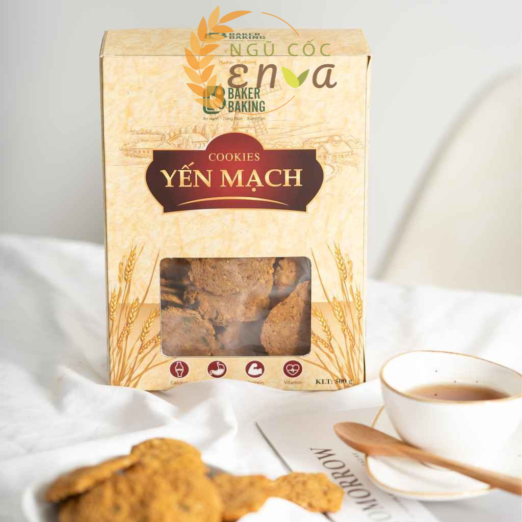 Bánh quy yến mạch Chocolat Chip - Enva 6